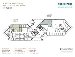 4 North Park Dr, Hunt Valley, MD à louer Plan d’étage– Image 1 sur 1