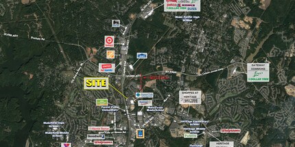 11480 Capital Blvd, Wake Forest, NC - Vue aérienne  vue de carte - Image1