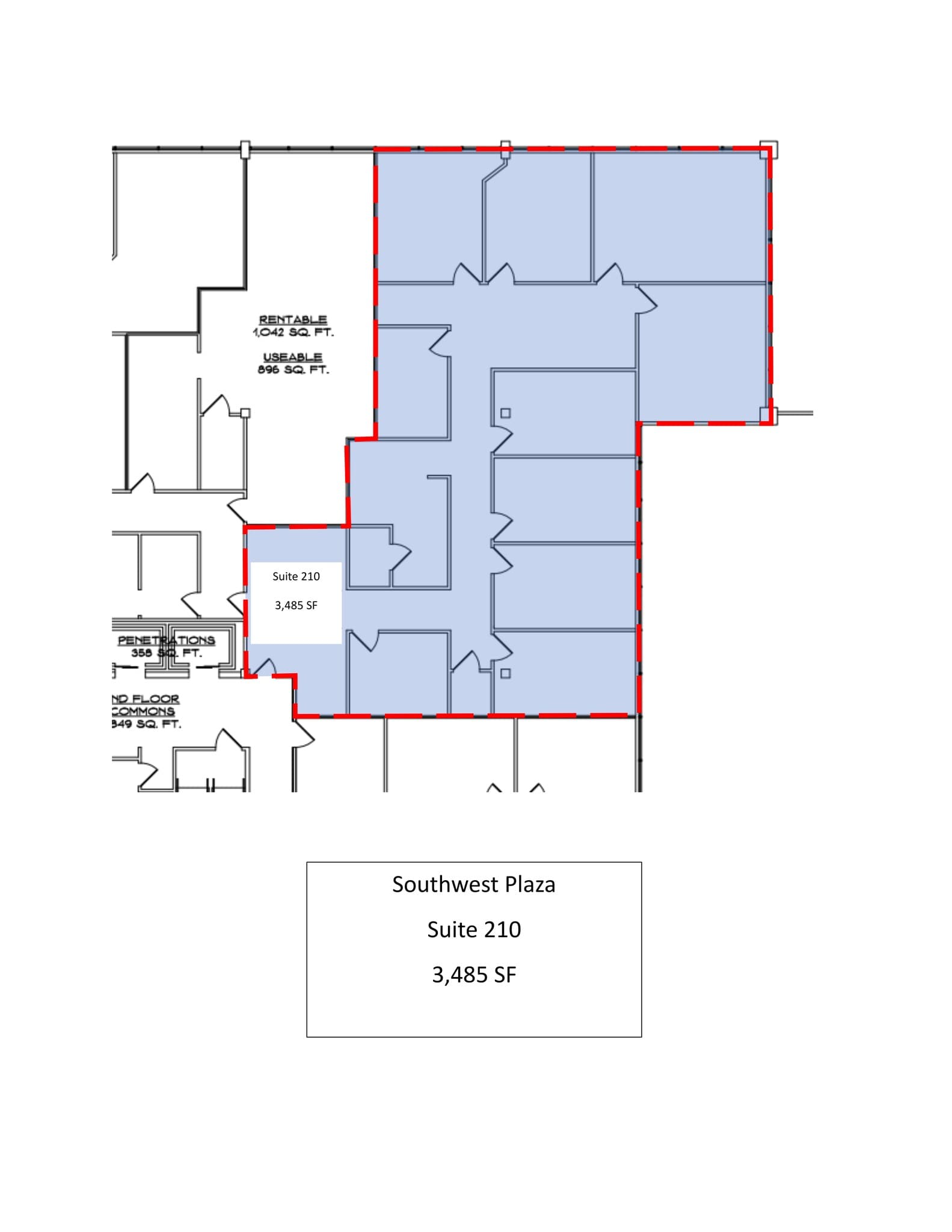 1031 Andrews Hwy, Midland, TX à louer Plan de site– Image 1 sur 1