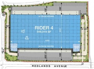 3600 Redlands Ave, Perris, CA à louer Plan de site– Image 2 sur 2