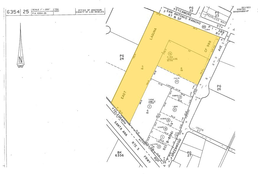 7301-7379 Telegraph Rd, Montebello, CA à louer - Plan cadastral – Image 2 sur 5