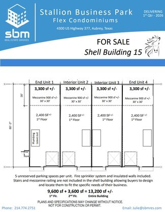 Plus de détails pour 4300 US Highway 377, Aubrey, TX - Industriel/Logistique à vendre