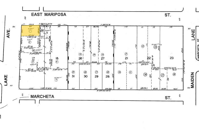 2472-2476 Lake Ave, Altadena, CA à louer Plan cadastral– Image 1 sur 50