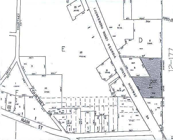 4948 Jonesboro Rd, Forest Park, GA à vendre - Plan cadastral – Image 3 sur 8