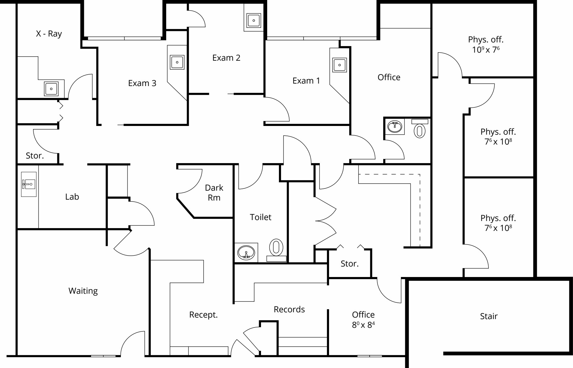 6707 N 19th Ave, Phoenix, AZ à louer Plan d’étage– Image 1 sur 1