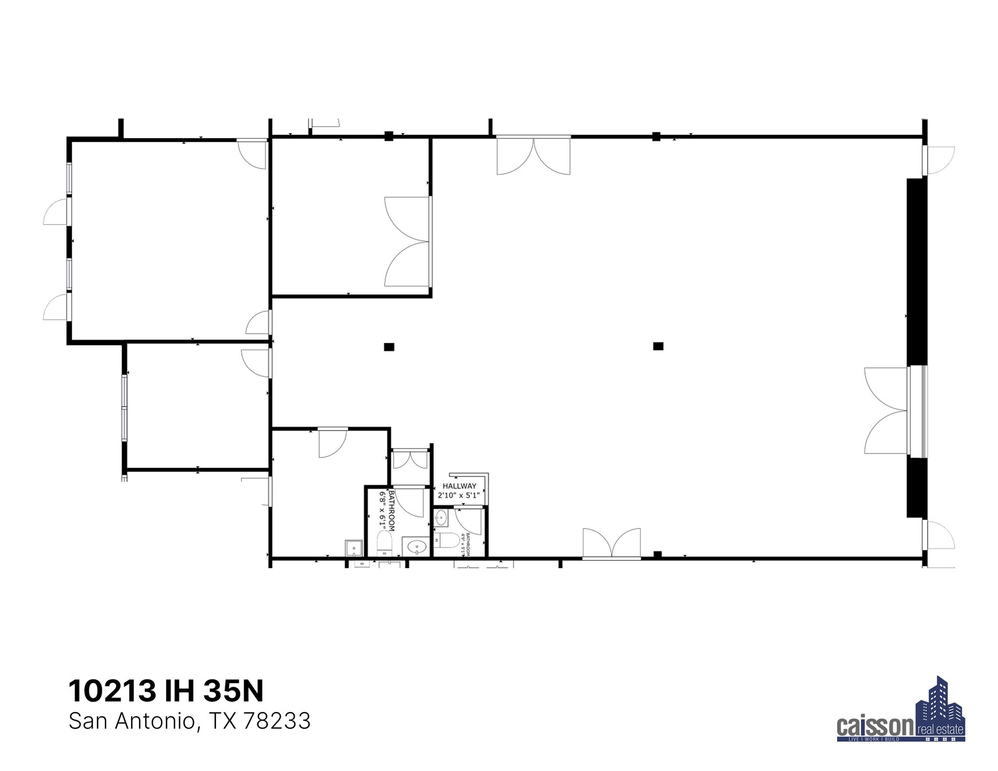 10201-10237 N IH 35, San Antonio, TX à louer Plan d’étage– Image 1 sur 1