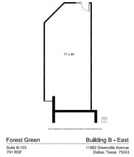 11910 Greenville Ave, Dallas, TX à louer Plan d’étage– Image 1 sur 1