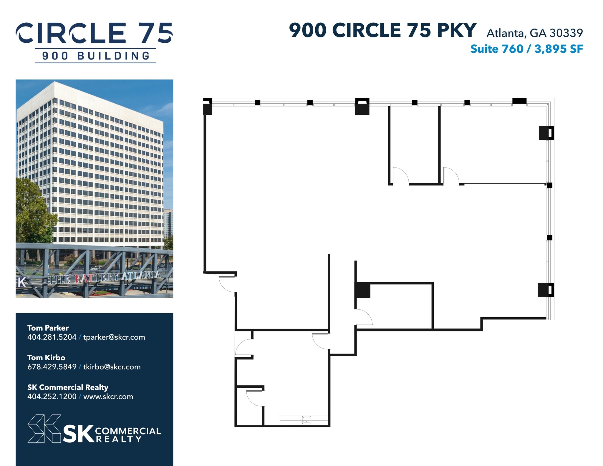 900 Circle 75 Pky SE, Atlanta, GA à louer Plan de site– Image 1 sur 1