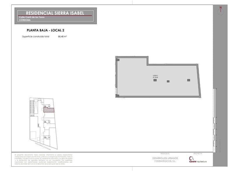 Local commercial dans Córdoba à louer - Plan d’étage – Image 1 sur 3