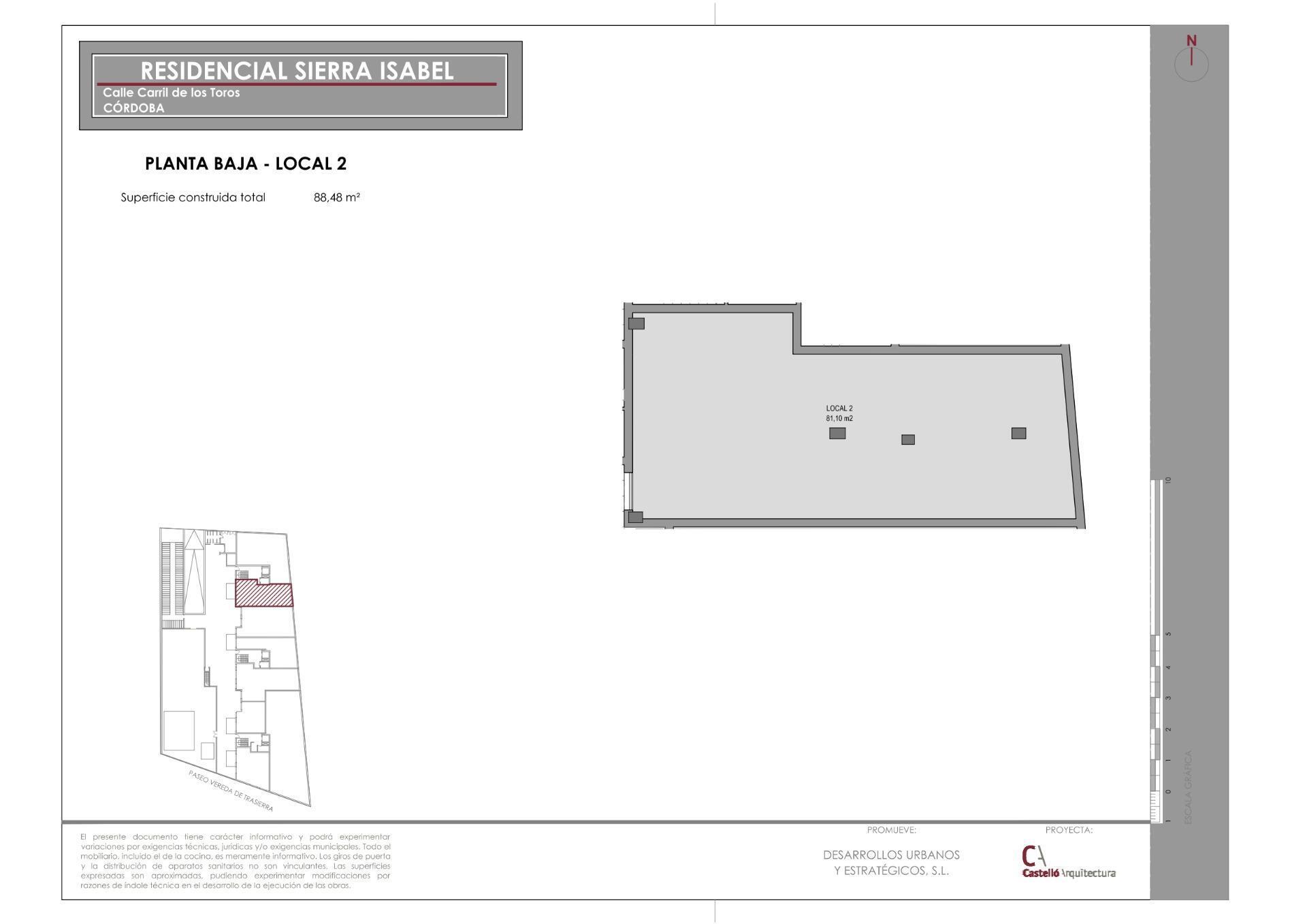 Local commercial dans Córdoba à louer Plan d’étage– Image 1 sur 4