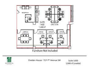 717 7th Ave SW, Calgary, AB à louer Plan d’étage– Image 1 sur 4