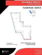 300 Miwate Pvt, Ottawa, ON à louer Plan d’étage– Image 2 sur 3