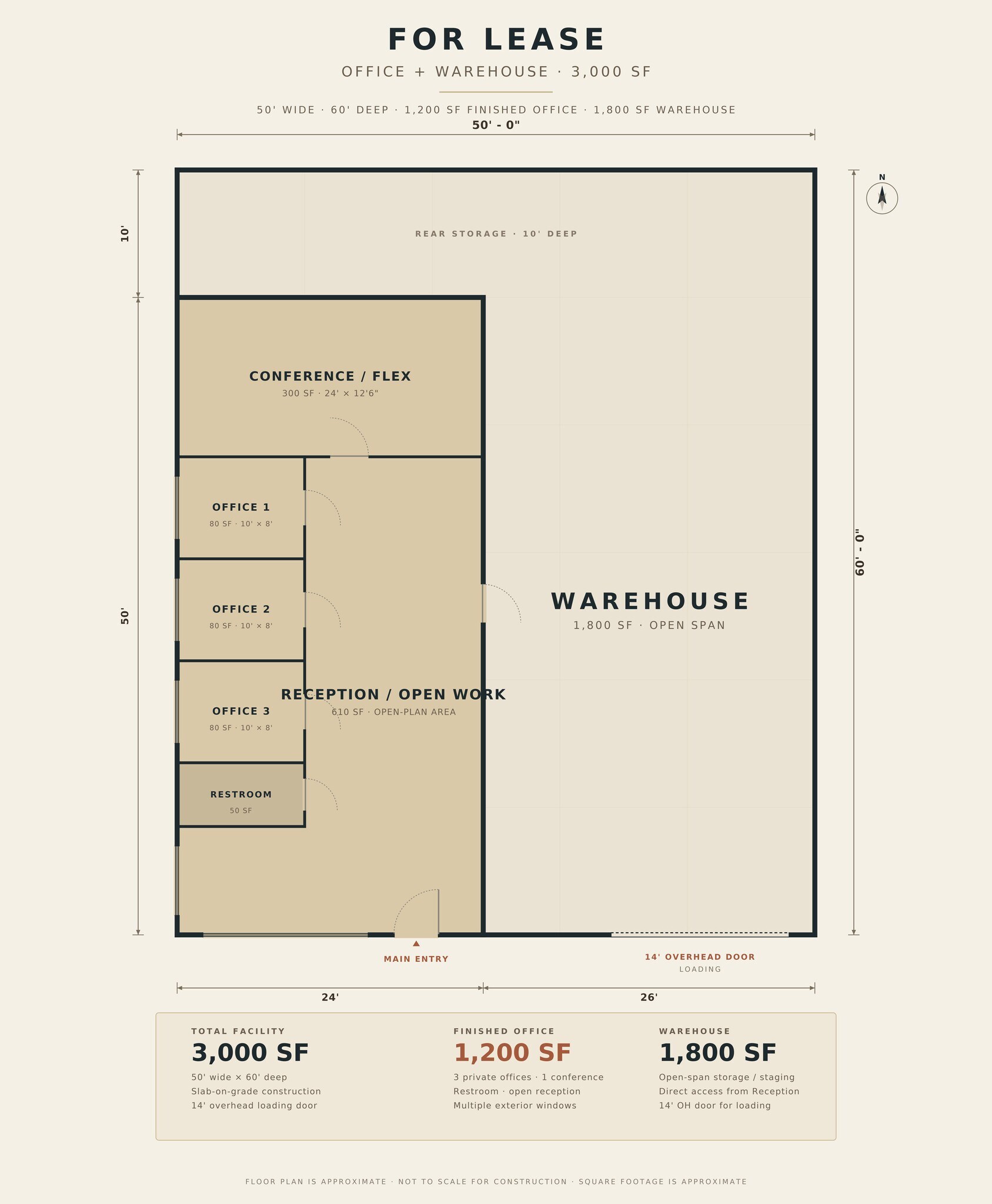 16721 Hollister St, Houston, TX à louer Plan de site– Image 1 sur 2