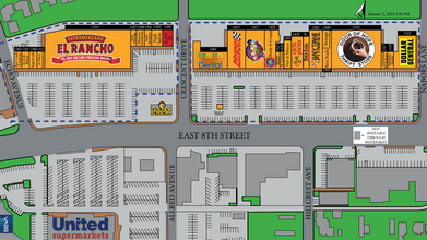 1300-1500 E 8th St, Odessa, TX à louer Plan de site– Image 1 sur 1