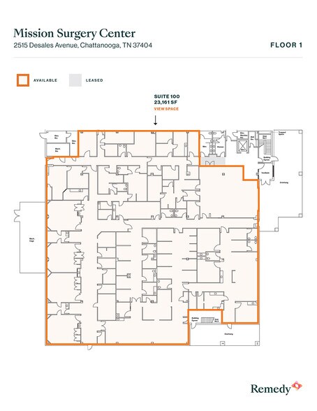 2515 DeSales Ave, Chattanooga, TN à louer - Plan d’étage – Image 2 sur 3
