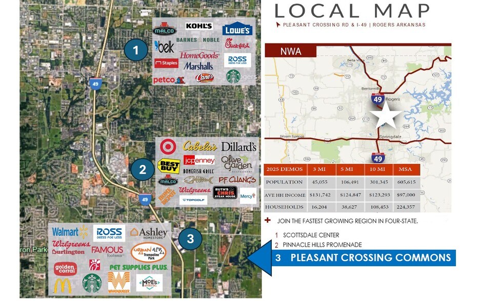 Pleasant Crossing Blvd., Rogers, AR à louer - Photo de l’immeuble – Image 2 sur 7