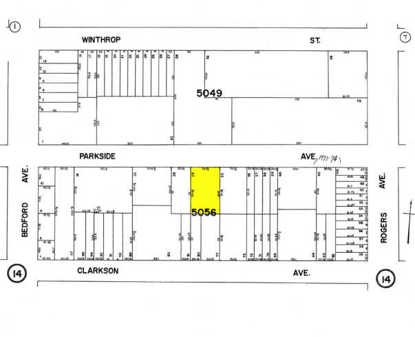 558 Parkside Ave, Brooklyn, NY à vendre - Plan cadastral – Image 2 sur 2