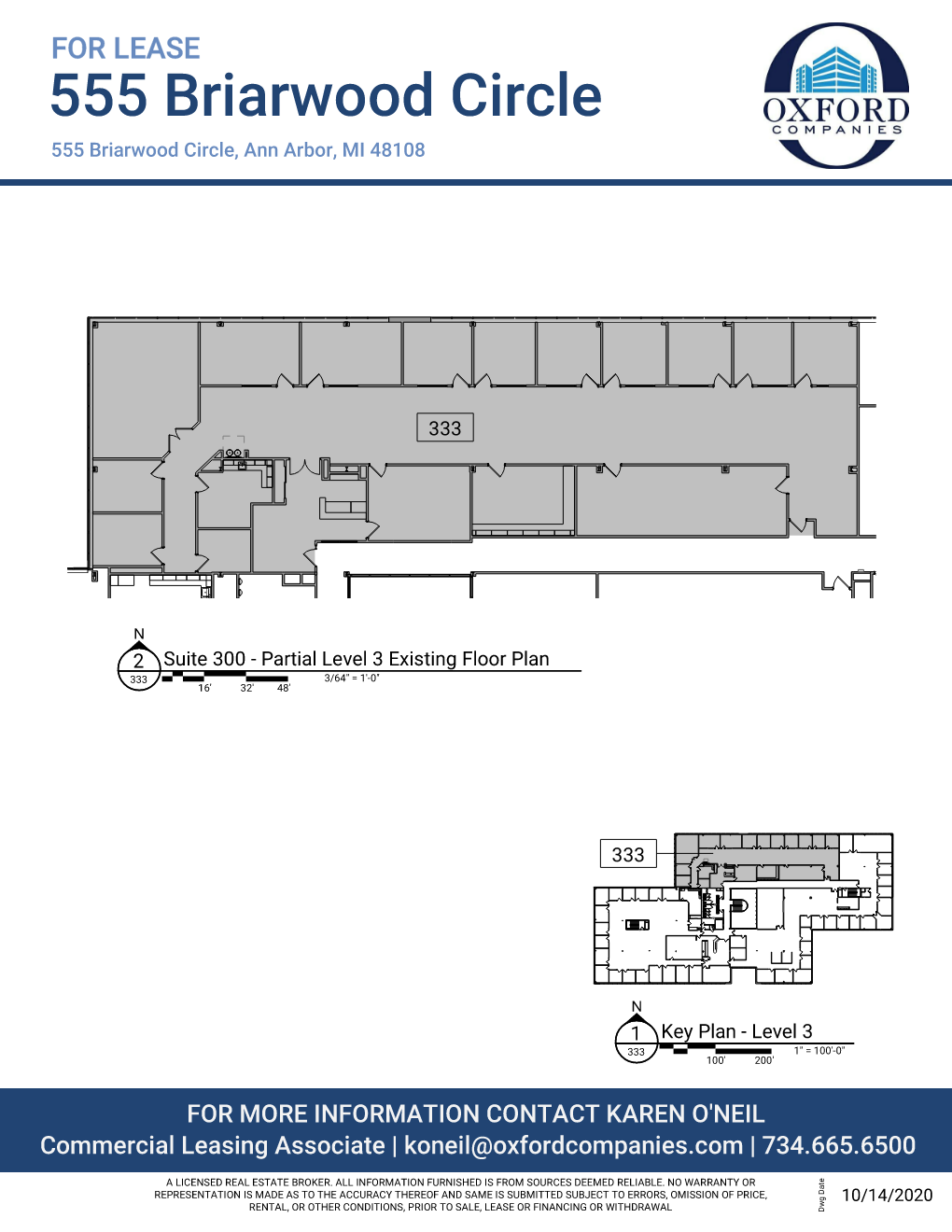 555 Briarwood Cir, Ann Arbor, MI à louer Plan d’étage– Image 1 sur 1