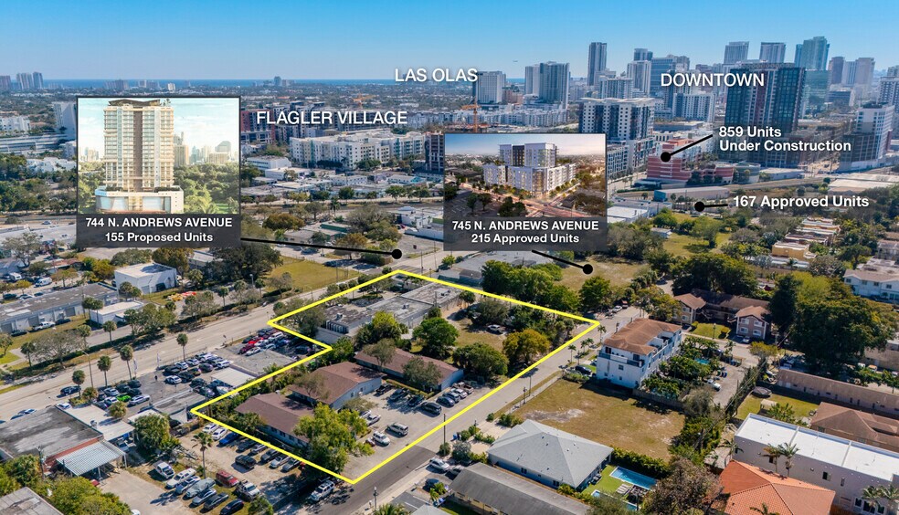 801-815 N Andrews Ave, Fort Lauderdale, FL à vendre - Photo de l’immeuble – Image 3 sur 7