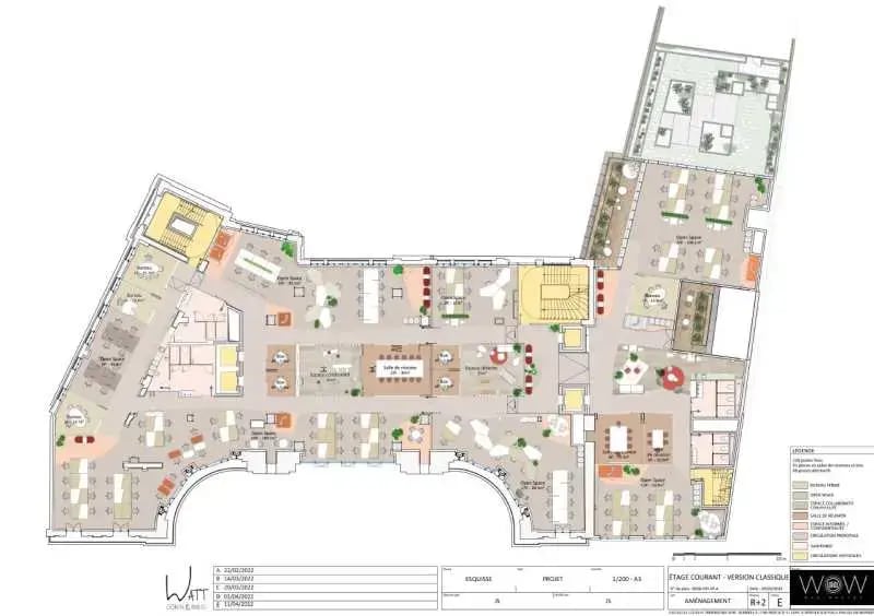 22-32 Rue De Clignancourt, Paris à louer Plan d’étage– Image 1 sur 3