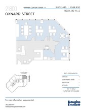 21800 Oxnard St, Woodland Hills, CA à louer Plan d’étage– Image 1 sur 1