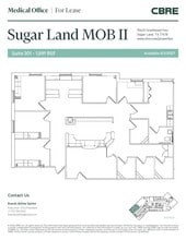 15400 Southwest Fwy, Sugar Land, TX à louer Plan d’étage– Image 1 sur 1