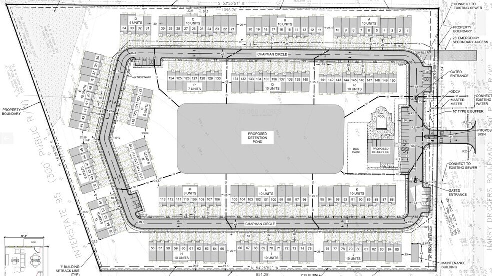 275 Harry Driggers Blvd, Brunswick, GA à vendre - Plan de site – Image 2 sur 6