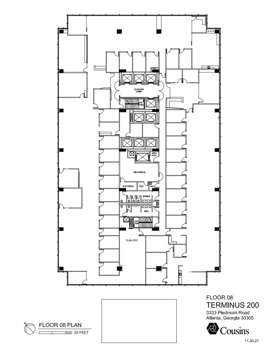 3280 Peachtree Rd, Atlanta, GA à louer Plan d’étage– Image 1 sur 1