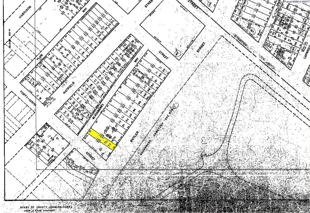 4907 Butler St, Pittsburgh, PA à louer Plan cadastral– Image 1 sur 1