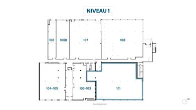 4760 Rue Acorn, Montréal, QC à louer Plan d’étage– Image 1 sur 1