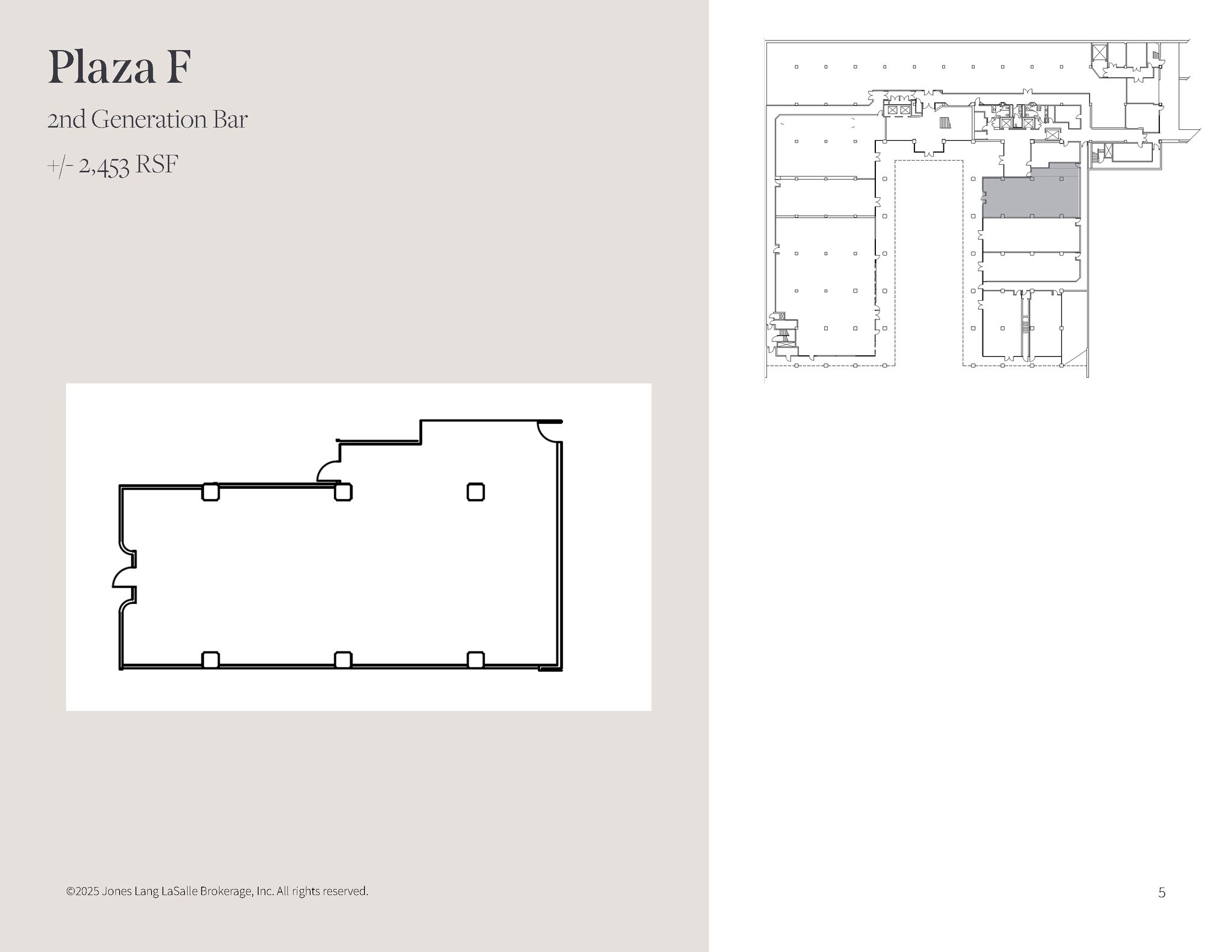 116-120 N Robertson Blvd, West Hollywood, CA à louer Plan d’étage– Image 1 sur 1