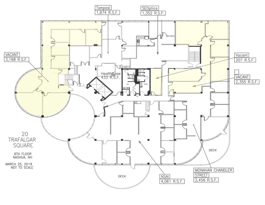20 Trafalgar Sq, Nashua, NH à louer Plan d’étage– Image 1 sur 1