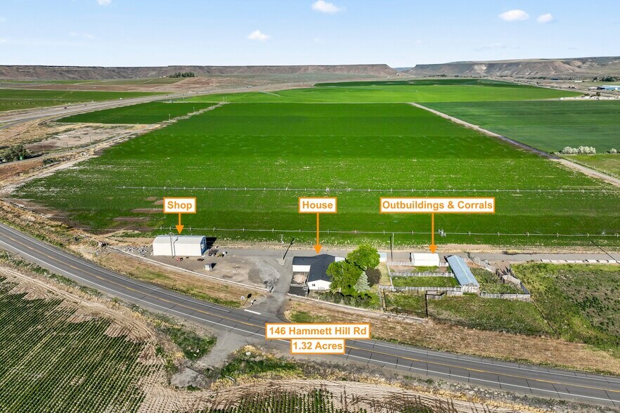 146 N Hammett Hill Rd, Hammett, ID à vendre - Aérien – Image 2 sur 47