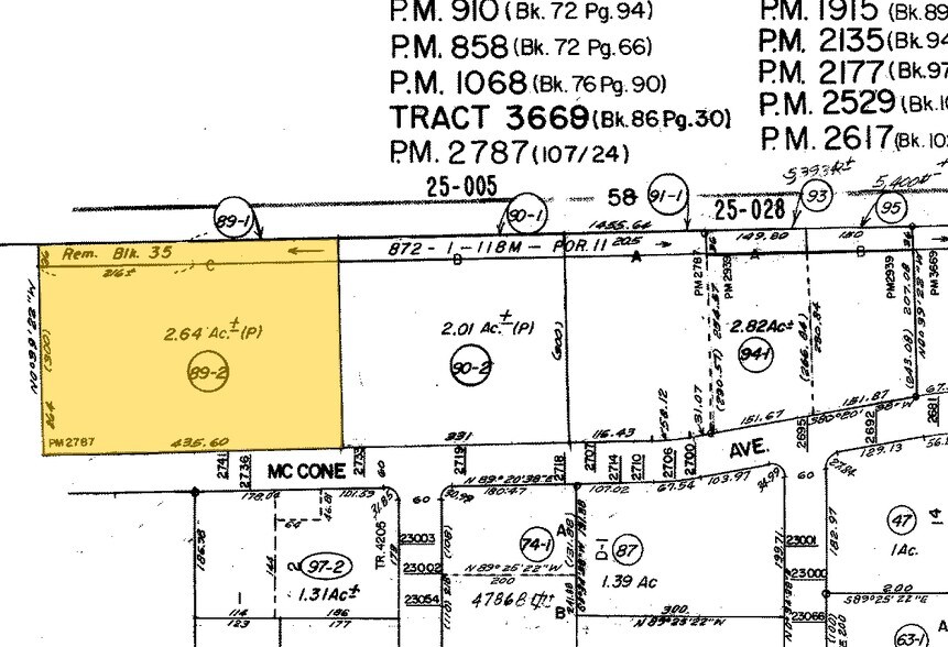 2741 McCone Ave, Hayward, CA à vendre - Plan cadastral – Image 3 sur 7