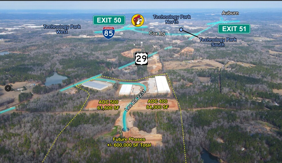 ADC 500, 305 Lee Rd, Auburn, AL à louer - Plan de site – Image 3 sur 3