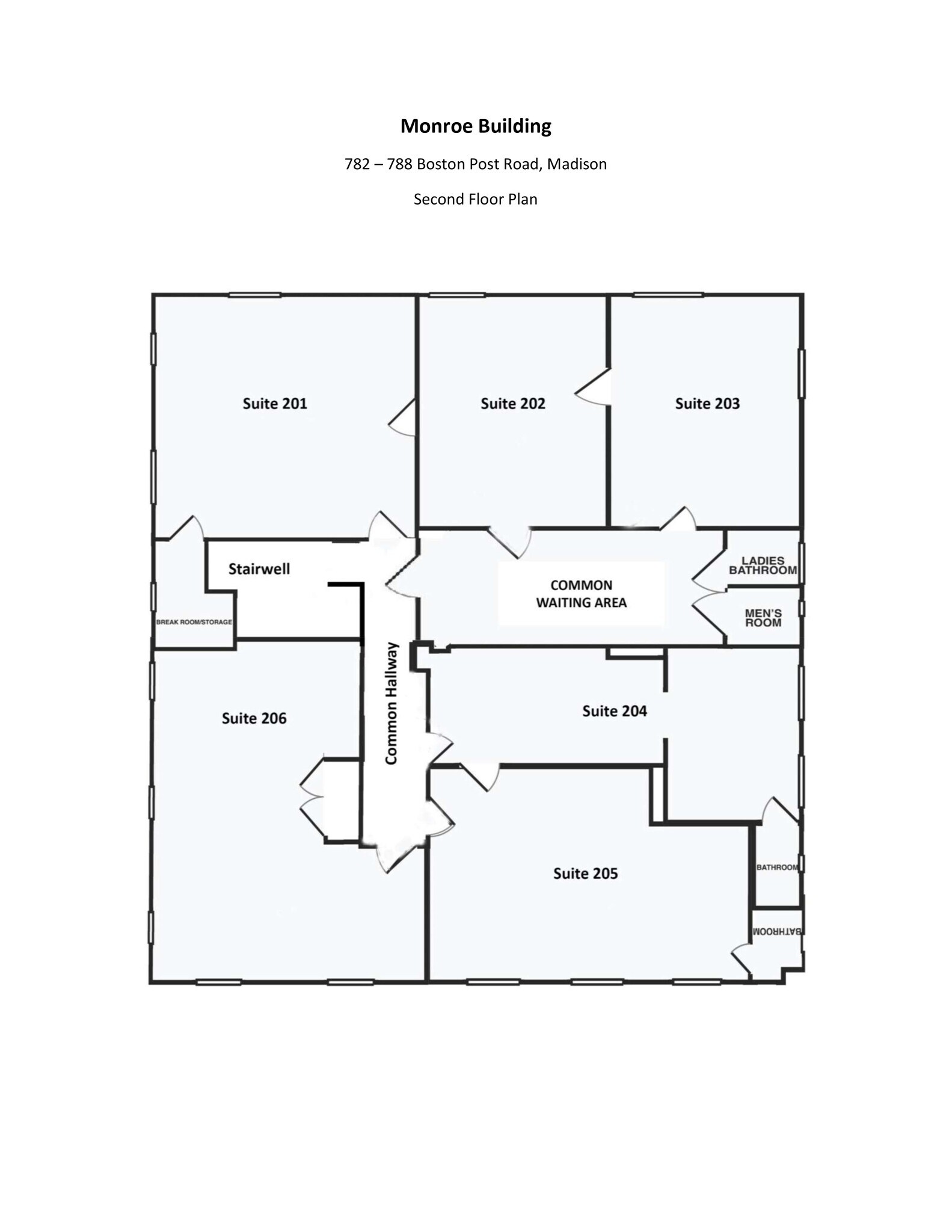 782-788 Boston Post Rd, Madison, CT à louer Plan de site– Image 1 sur 1