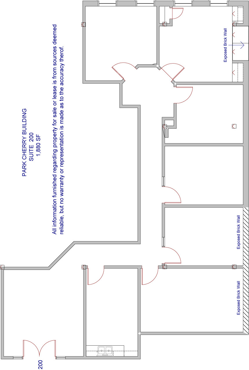 100 E Park St, Olathe, KS à louer Plan d’étage– Image 1 sur 1