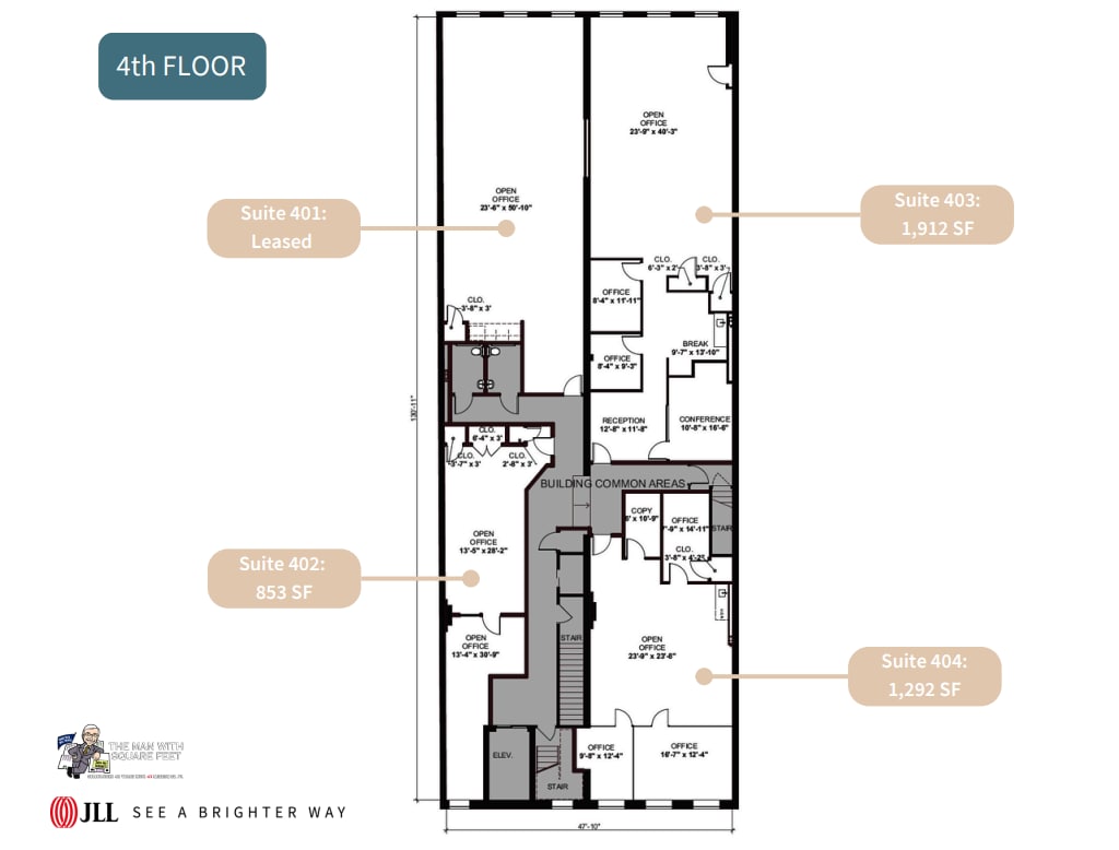 23 W Broad St, Richmond, VA à louer Plan d’étage– Image 1 sur 1