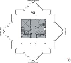 2121 Avenue of the Stars, Century City, CA à louer Plan d’étage– Image 2 sur 5