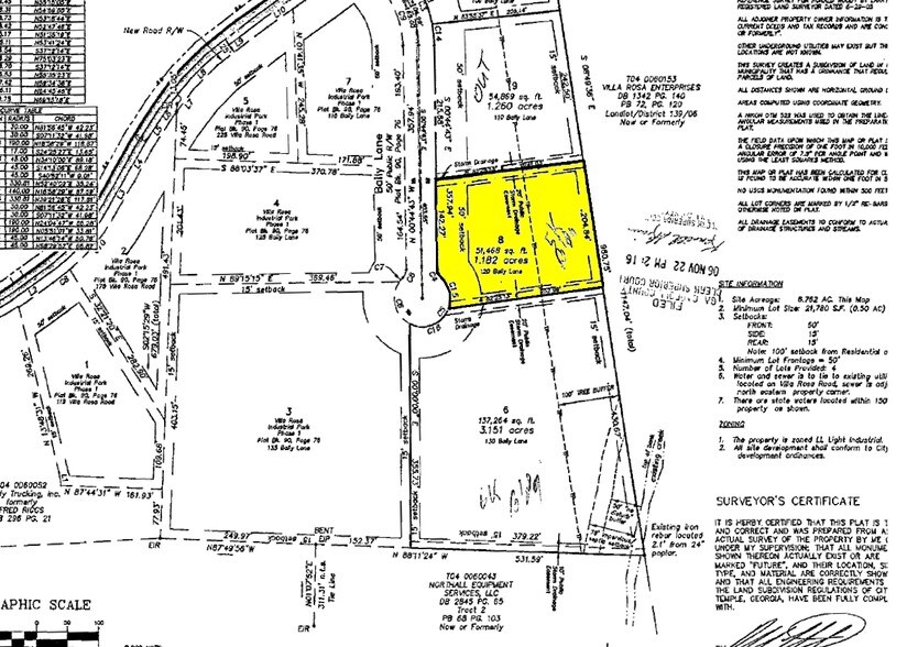 120 Mallory Ln, Temple, GA à louer - Plan cadastral – Image 2 sur 2