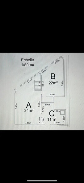Local commercial dans Ivry-sur-Seine à vendre - Plan d’étage – Image 1 sur 2