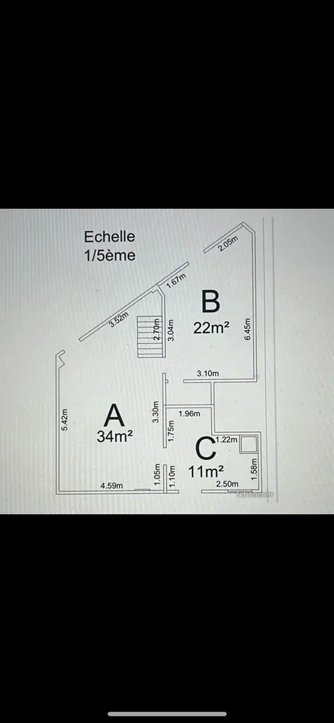 Local commercial dans Ivry-sur-Seine à vendre Plan d’étage– Image 1 sur 3