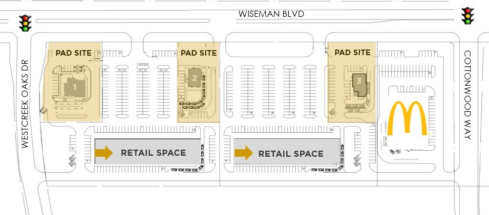 Wiseman Blvd & Cottonwood Way, San Antonio, TX à louer - Photo de l’immeuble – Image 2 sur 6