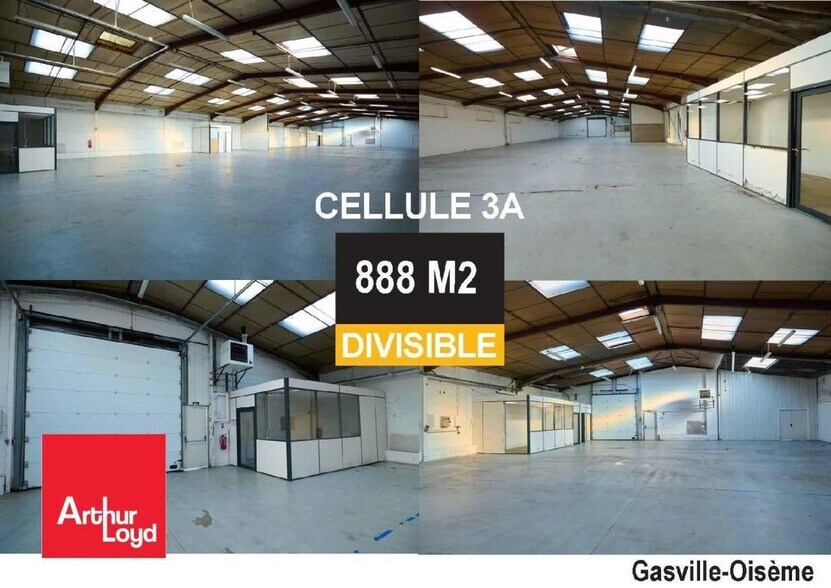 Local d’activités dans Gasville-Oisème à louer - Photo intérieure – Image 1 sur 4