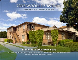 Plus de détails pour 7303 Woodley Ave, Van Nuys, CA - Logement à vendre