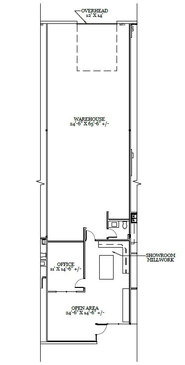 10031 Monroe Dr, Dallas, TX à louer Plan d’étage– Image 1 sur 1