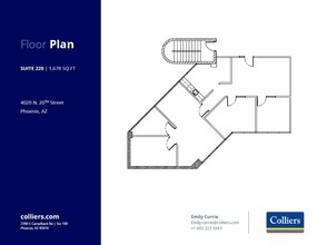 4020 N 20th St, Phoenix, AZ à louer Plan d’étage– Image 1 sur 1