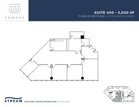 10370 Richmond Ave, Houston, TX à louer Plan d’étage– Image 1 sur 1