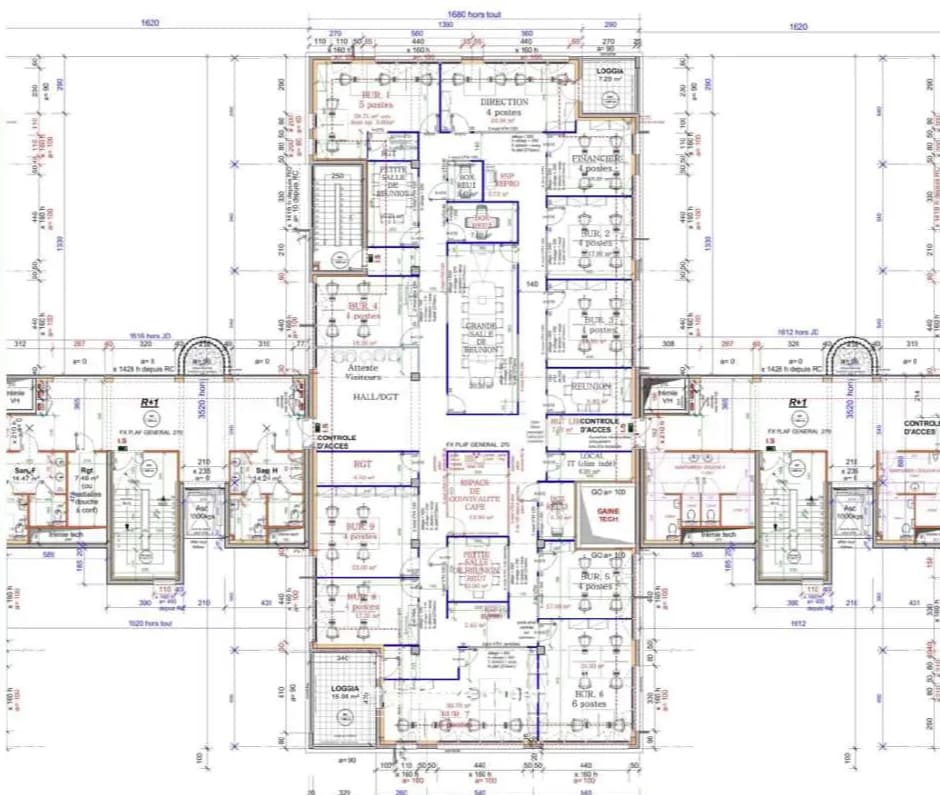 Bureau dans Lyon à louer Plan d’étage– Image 1 sur 5