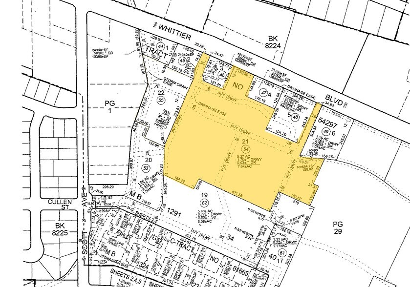15580-15600 Whittwood Ln, Whittier, CA à louer - Plan cadastral – Image 2 sur 5